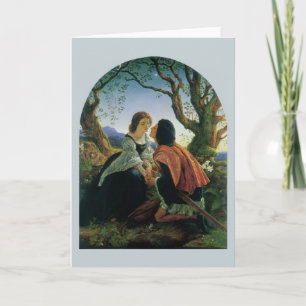 Cartes Pour Fêtes Annuelles Art vintage, Amateurs de Dusk, Sir Joseph Noel Pat