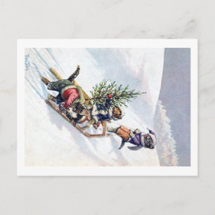 Cartes Pour Fêtes Annuelles Arthur Thiele - Chats Ramenez chez vous un sapin d
