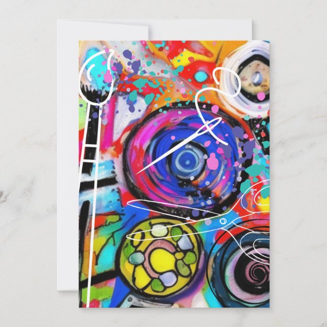 Cartes Pour Fêtes Annuelles Arts et artisanat (Devant)