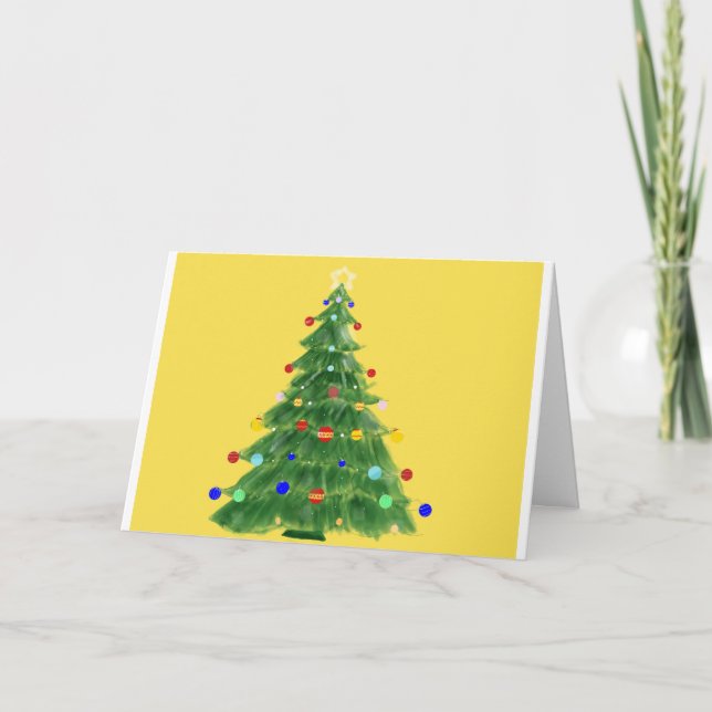 Cartes Pour Fêtes Annuelles Artsy Joyeux Noël (Devant)