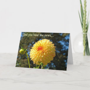 Cartes Pour Fêtes Annuelles As-tu entendu la nouvelle ? Je vais être grand-mèr
