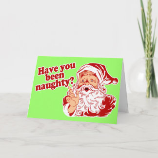 Cartes Pour Fêtes Annuelles As-Tu Été Mauvaise ?
