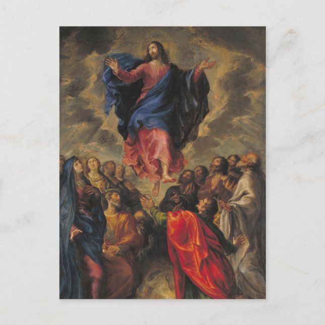 Cartes Pour Fêtes Annuelles Ascension au-dessus des foules (Devant)