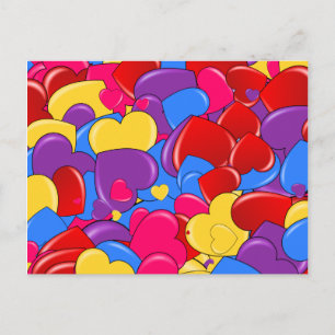 Cartes Pour Fêtes Annuelles Assortiment Candy Coeurs chocolat Valentine