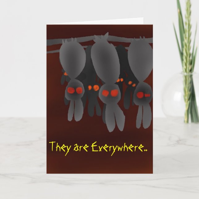 Cartes Pour Fêtes Annuelles Assoupissement de lapins (Devant)