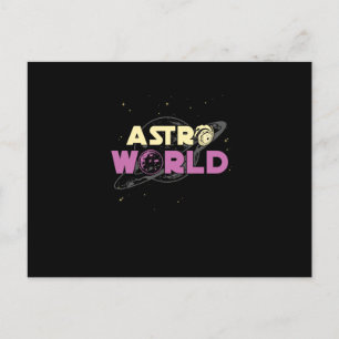 Cartes Pour Fêtes Annuelles Astro World Astronomy Aéronautique Espace extra-at