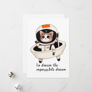 Cartes Pour Fêtes Annuelles Astrocat rêvé