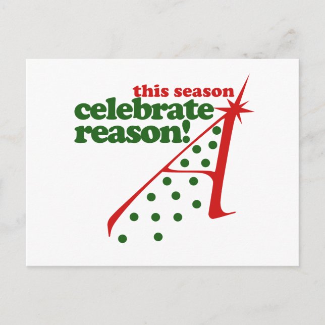 Cartes Pour Fêtes Annuelles Atheist Holiday Season (Devant)
