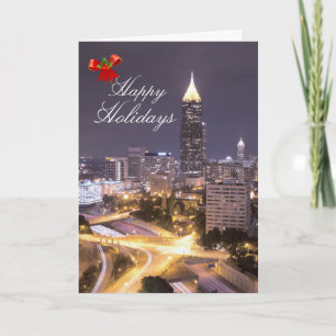 Cartes Pour Fêtes Annuelles Atlanta Georgie Noël