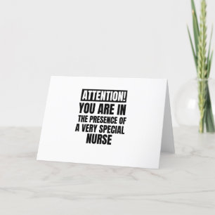 Cartes Pour Fêtes Annuelles Attention, vous êtes en présence d'un très spécial