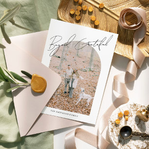 Cartes Pour Fêtes Annuelles Au-delà de la reconnaissance Arche de photo minima