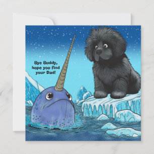 Cartes Pour Fêtes Annuelles Au revoir Buddy, j'espère que tu trouveras ton pap
