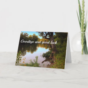 Cartes Pour Fêtes Annuelles Au revoir et bonne chance au docteur Card