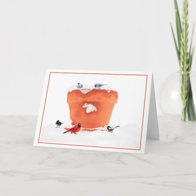 Cartes Pour Fêtes Annuelles Aucun flocon de neige ne tombe jamais au mauvais e (Devant)