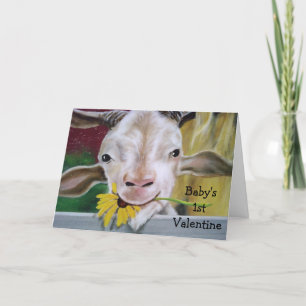 Cartes Pour Fêtes Annuelles "AUCUNE BÉBÉ-HEUREUSE 1ère VALENTINE