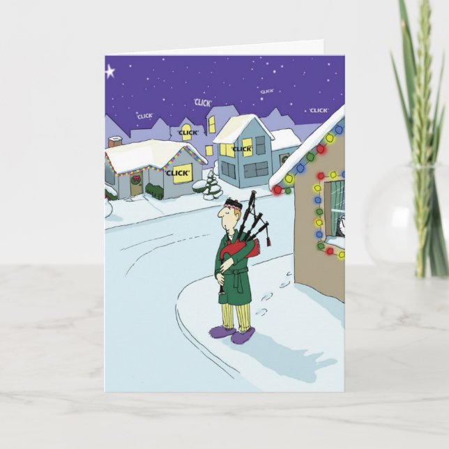 Cartes Pour Fêtes Annuelles Aucune nuit silencieuse dans le voisinage de (Devant)