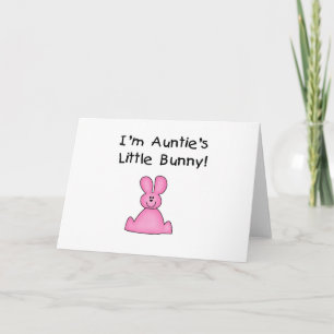 Cartes Pour Fêtes Annuelles auntiebunnypink