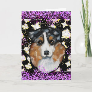 CARTES POUR FÊTES ANNUELLES AUSTRALIAN SHEPHERD