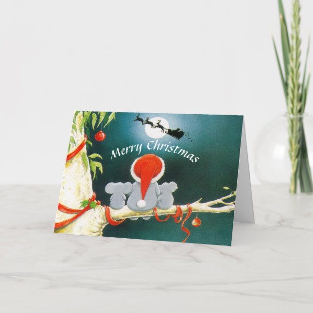Cartes Pour Fêtes Annuelles Australie Joyeux Noël (Devant)