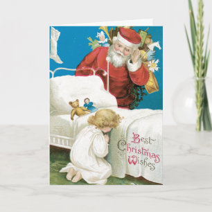 Cartes Pour Fêtes Annuelles Authentic Vintage Christmas Cards - Santa