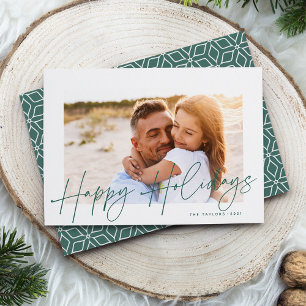 Cartes Pour Fêtes Annuelles Autographe   Happy Holidays Photo