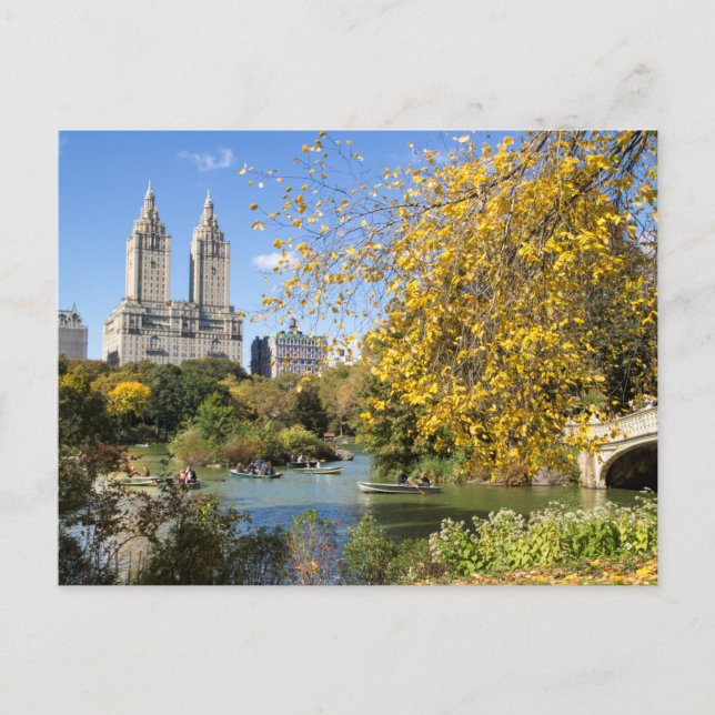 Cartes Pour Fêtes Annuelles Automne à New York, thanksgiving (Devant)