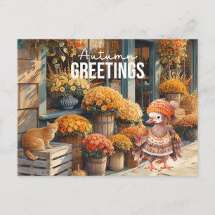 Cartes Pour Fêtes Annuelles Automne automne Turquie à Florisshop Thanksgiving