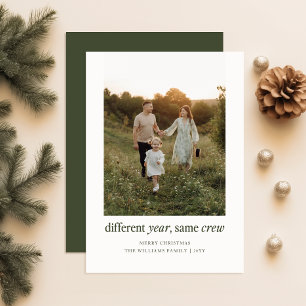 Cartes Pour Fêtes Annuelles Autre année Même équipage Funny Christmas Photo