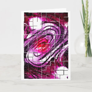 Cartes Pour Fêtes Annuelles Autres avenirs art abstrait