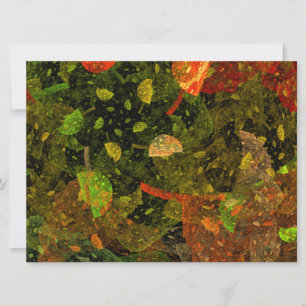 Cartes Pour Fêtes Annuelles Autumn colorful decorative design