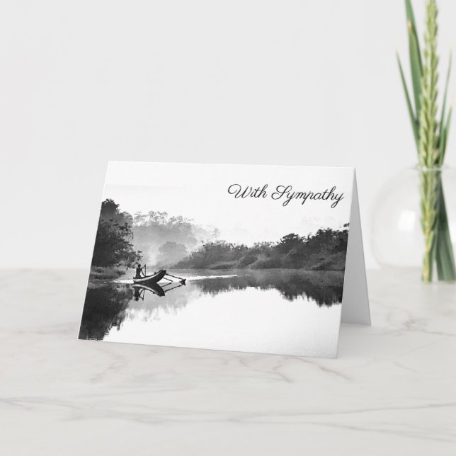 Cartes Pour Fêtes Annuelles Avec sympathie - Pêcheur sri-lankais (Devant)