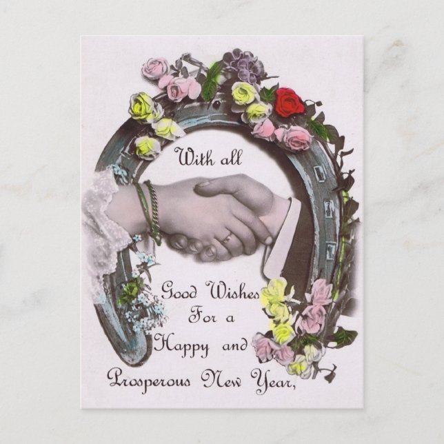 Cartes Pour Fêtes Annuelles Avec toutes les bonnes volontés (Devant)