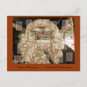 Cartes Pour Fêtes Annuelles aventskalender mit nikolaus