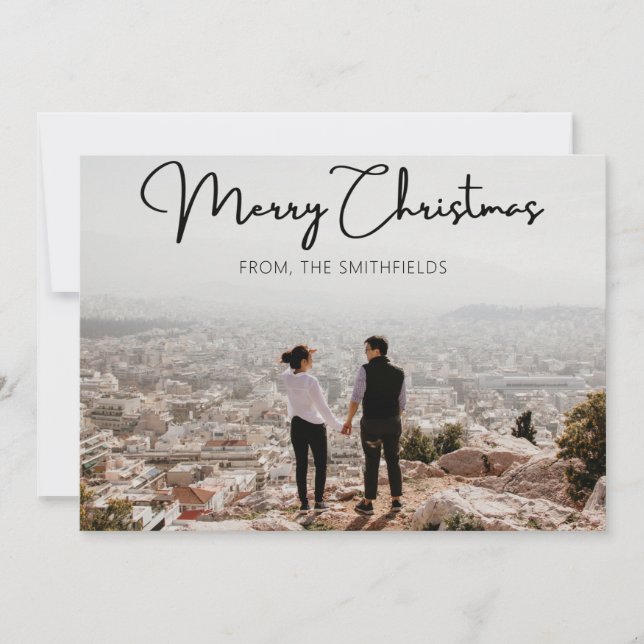 Cartes Pour Fêtes Annuelles Aventure de Noël en ville (Devant)