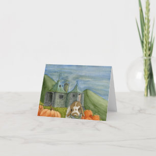 Cartes Pour Fêtes Annuelles Aventures de noix de coco : Octobre Card 4"x5.6"