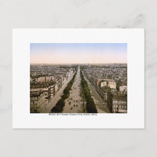 Cartes Pour Fêtes Annuelles Avenue des Champs-Élysées Paris, 1904 France