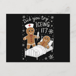 Cartes Pour Fêtes Annuelles Avez-Vous Essayé De Faire Du Glace À L'École Infir