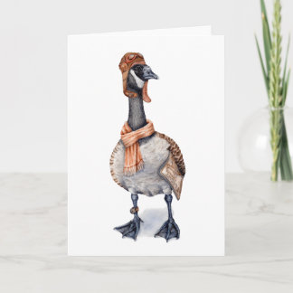 Cartes Pour Fêtes Annuelles Aviateur Bernache du Canada