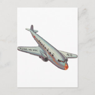 Cartes Pour Fêtes Annuelles Avion vintage Valentine