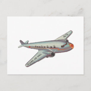 Cartes Pour Fêtes Annuelles Avion vintage Valentine