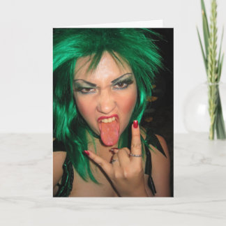 Cartes Pour Fêtes Annuelles avoir des xmas rocheux très glam