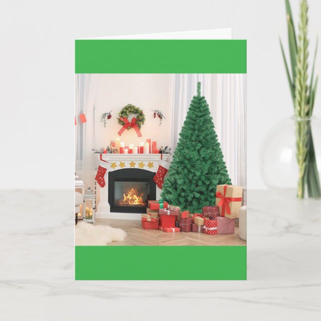 CARTES POUR FÊTES ANNUELLES AVOIR UNE JOURNÉE DE NOËL "TRÈS JOLIE" (Devant)