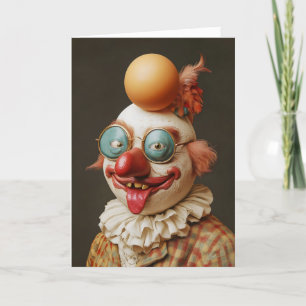 Cartes Pour Fêtes Annuelles Avril Fools Day Clown