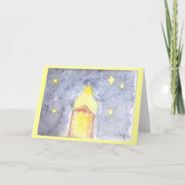 Cartes Pour Fêtes Annuelles Away in the Manger (Devant)