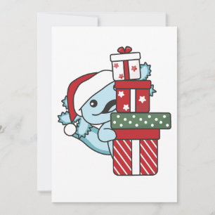 Cartes Pour Fêtes Annuelles Axolotl Christmas Poison Winter Animals Axolotl