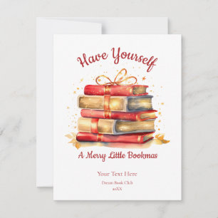 Cartes Pour Fêtes Annuelles Ayez Un Joyeux Petit Livre