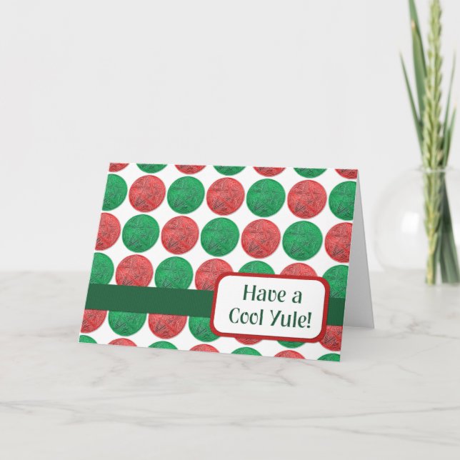 Cartes Pour Fêtes Annuelles Ayez un Noël frais ! (Devant)