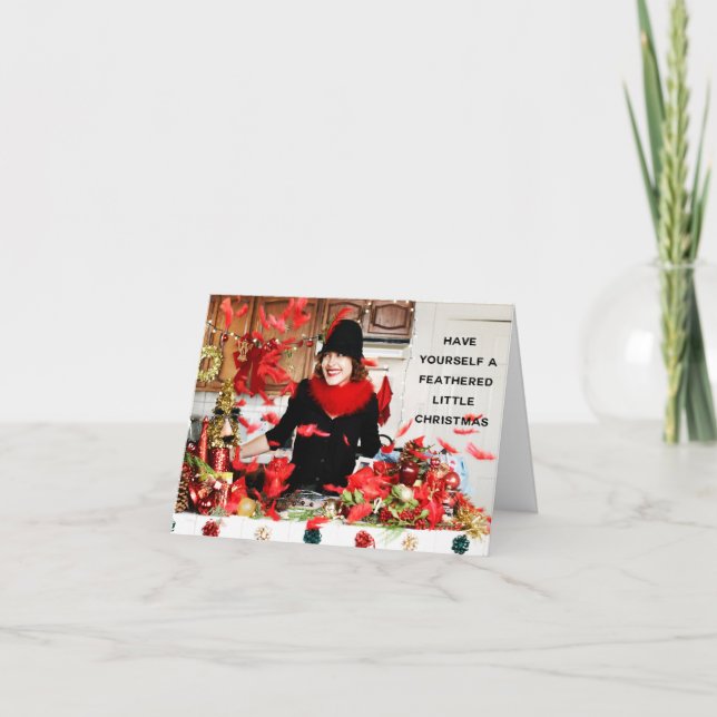 Cartes Pour Fêtes Annuelles "Ayez vous-même fait varier le pas peu de Noël " (Devant)