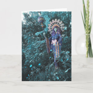 Cartes Pour Fêtes Annuelles aza goddess of feminine energy of the cosmos