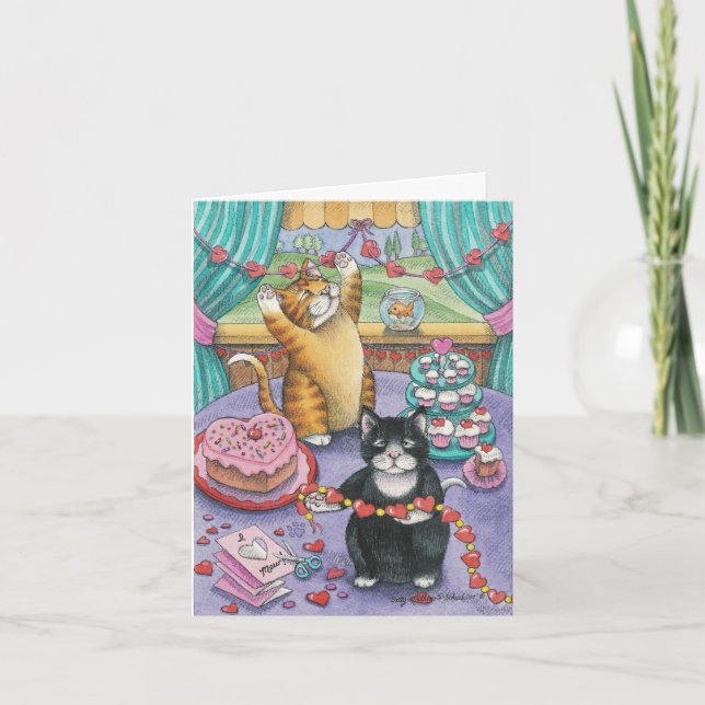 Cartes Pour Fêtes Annuelles B et note de T #14 Valentine (Devant)